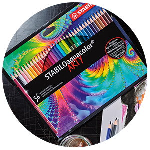 Aquarellable colored pencil STABILOaquacolor - pack of 24 | STABILO